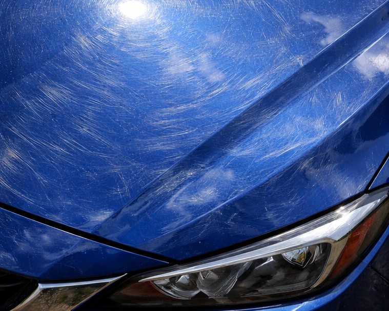 Before — 2024 Ram 1500 covered in road grime