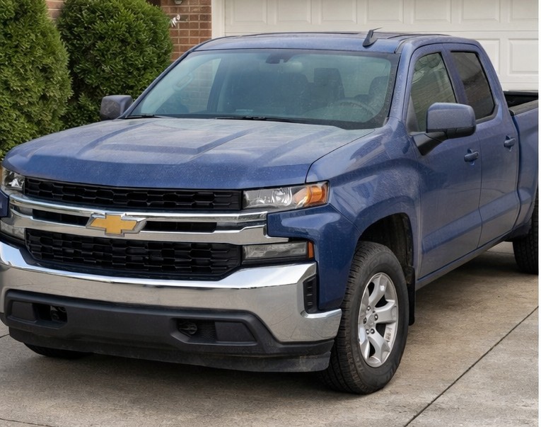 Before — oxidized paint