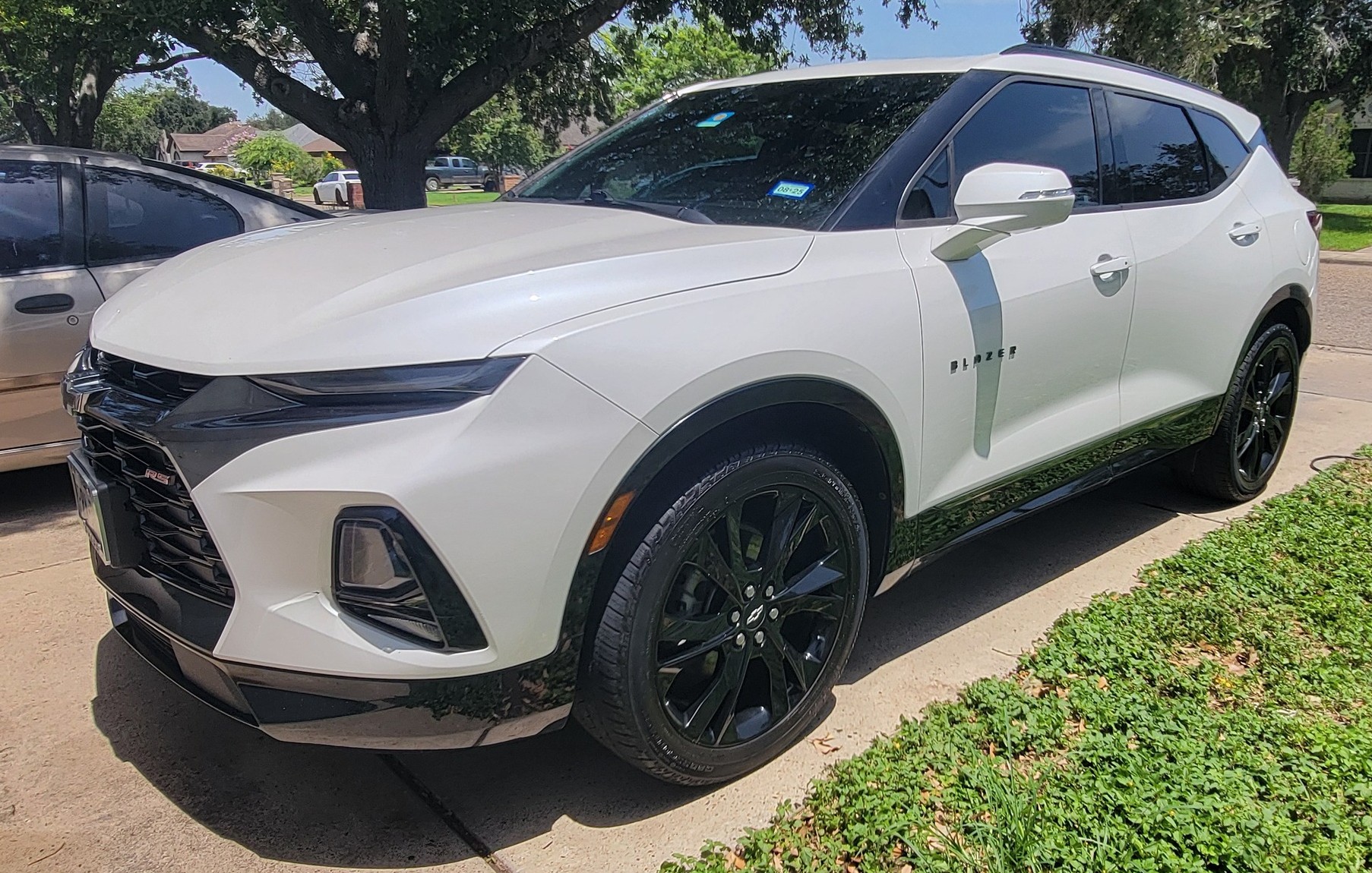 After — 2023 Chevy Blazer with mirror-shine finish