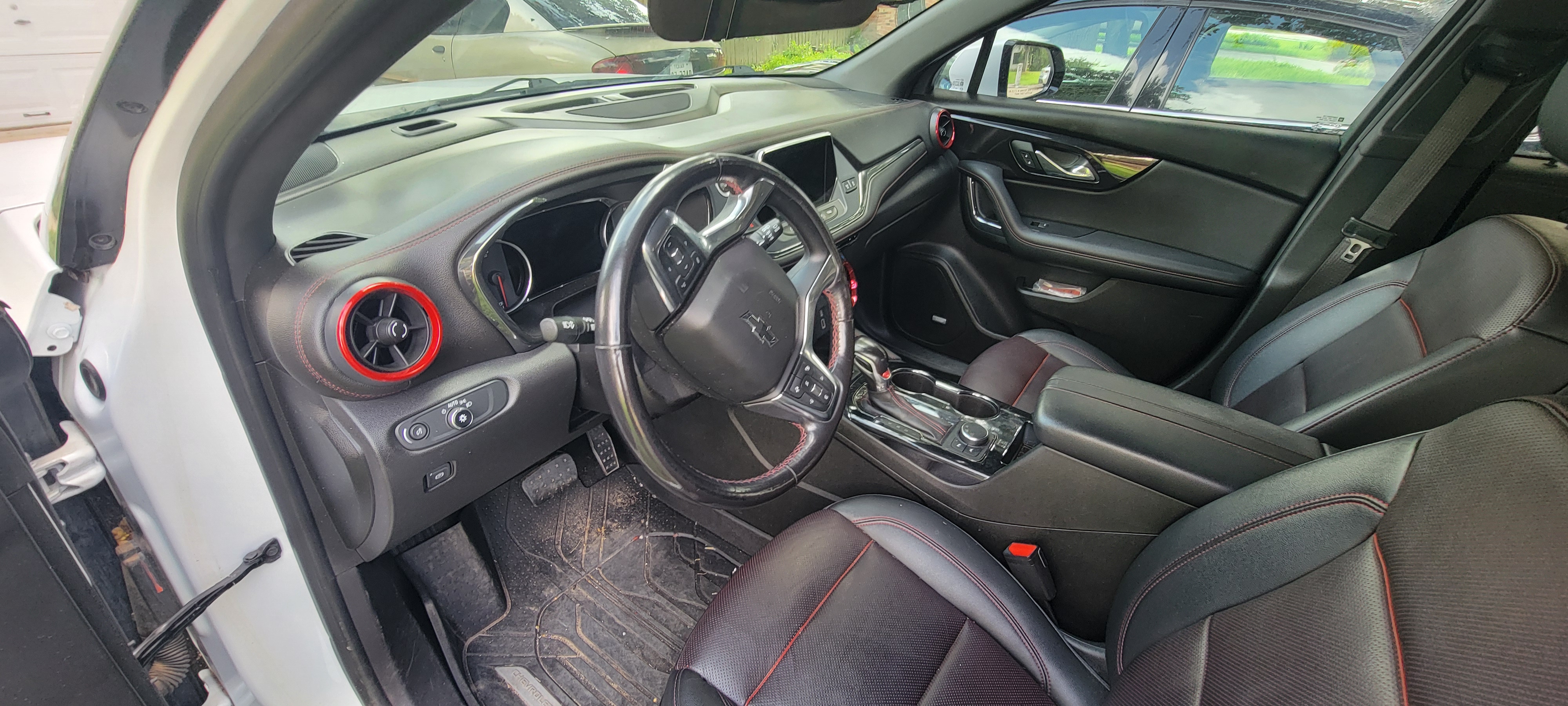 Before — 2024 Ram 1500 covered in road grime