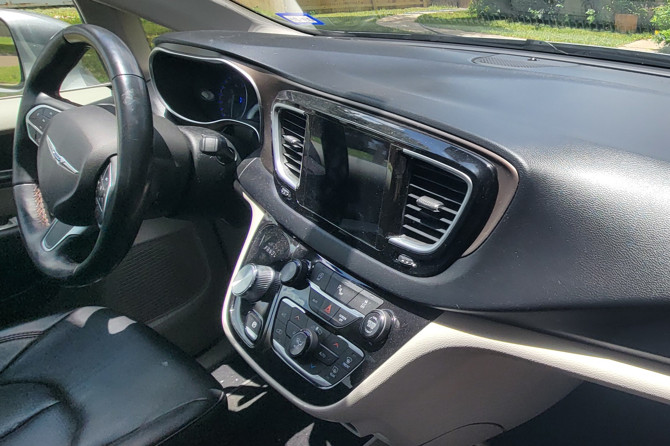 Before — 2024 Ram 1500 covered in road grime